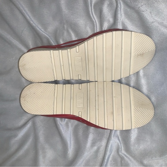 Macarena huaraches Red Woven Flats fisherman  size 9 comfort made in Mexico NEW - Picture 7 of 7